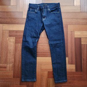 UNIQLO Slim Straight Low Rise Dark Denim Jeans - 29